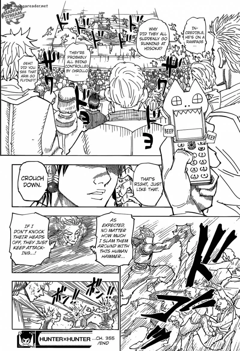 Hunter X Hunter Chapter 355 page 16