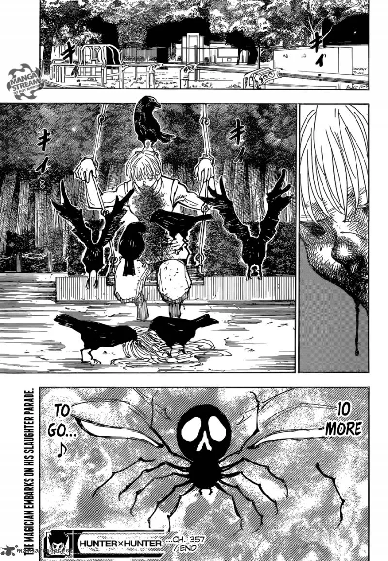Hunter X Hunter Chapter 357 page 19