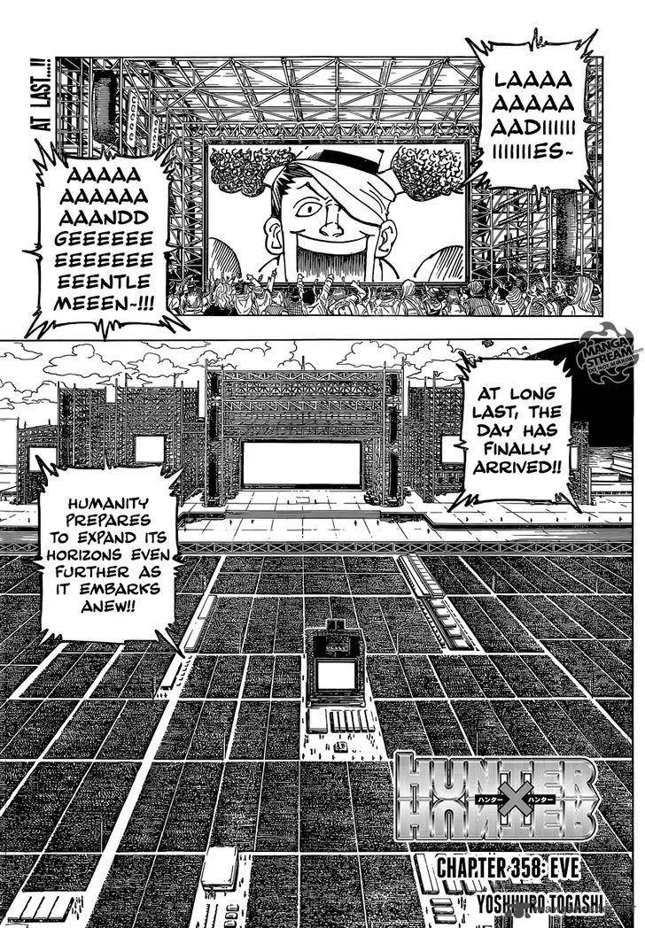 Hunter X Hunter Chapter 358 page 1