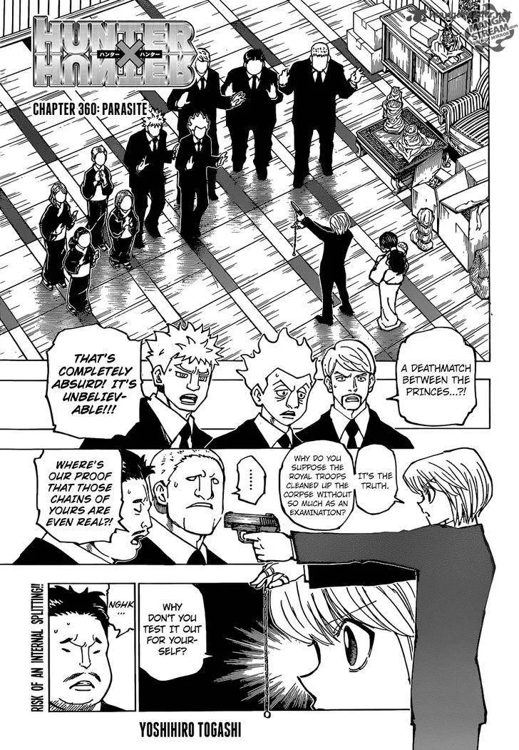 Hunter X Hunter Chapter 360 page 1