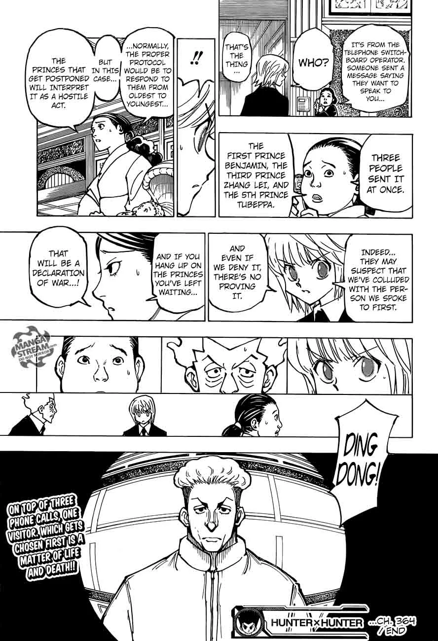 Hunter X Hunter Chapter 364 page 19