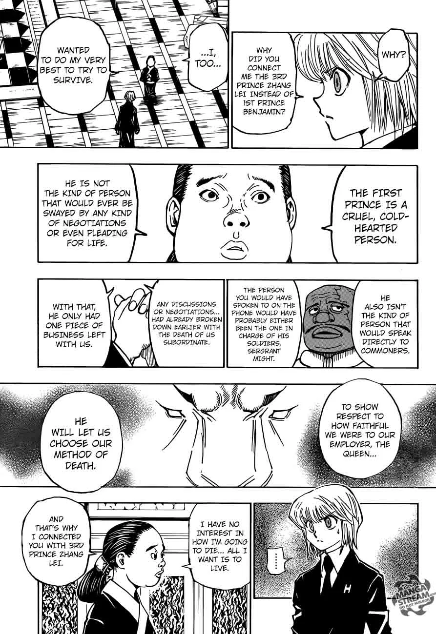 Hunter X Hunter Chapter 365 page 9