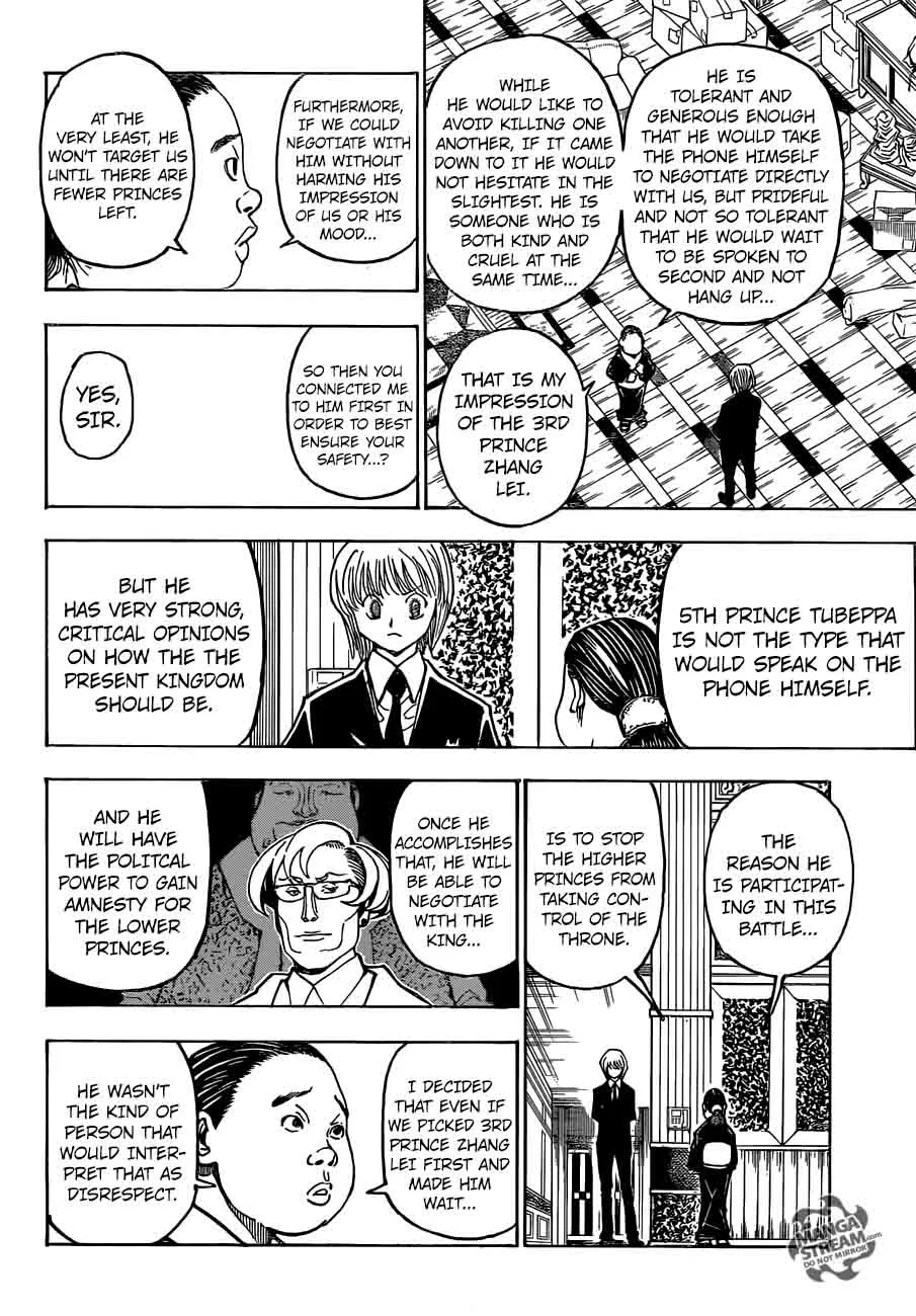 Hunter X Hunter Chapter 365 page 10