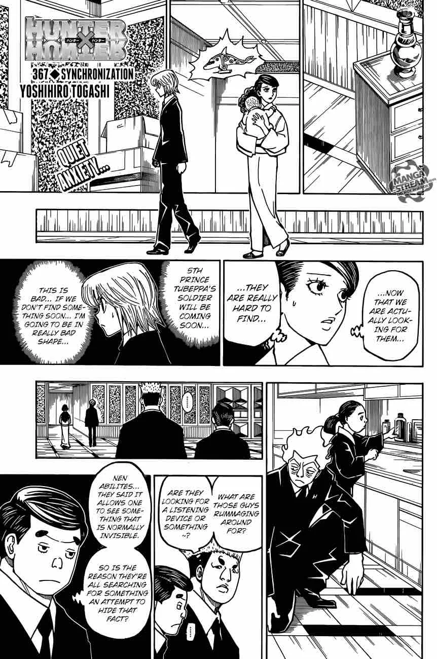 Hunter X Hunter Chapter 367 page 1