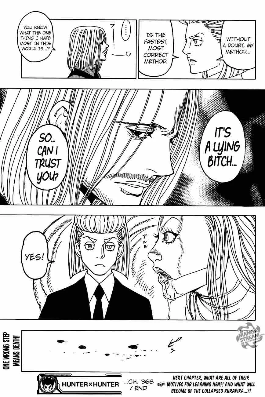 Hunter X Hunter Chapter 368 page 19