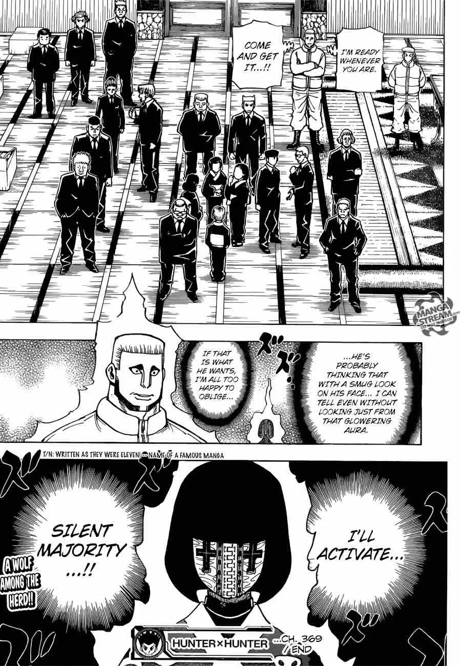 Hunter X Hunter Chapter 369 page 18