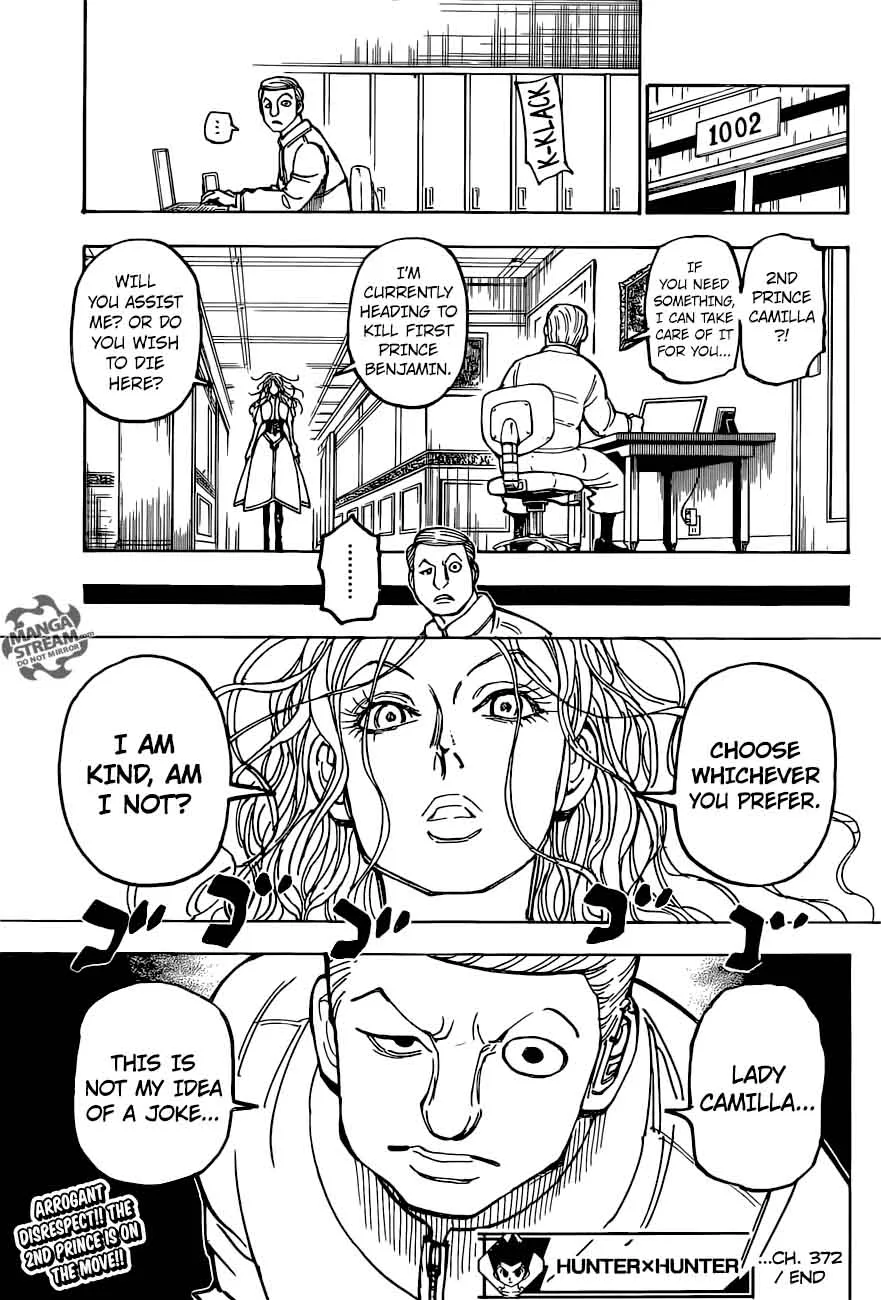 Hunter X Hunter Chapter 372 page 19