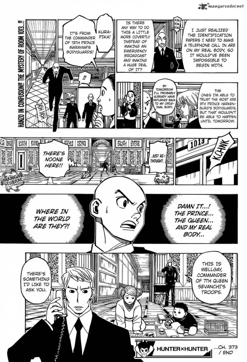 Hunter X Hunter Chapter 373 page 20