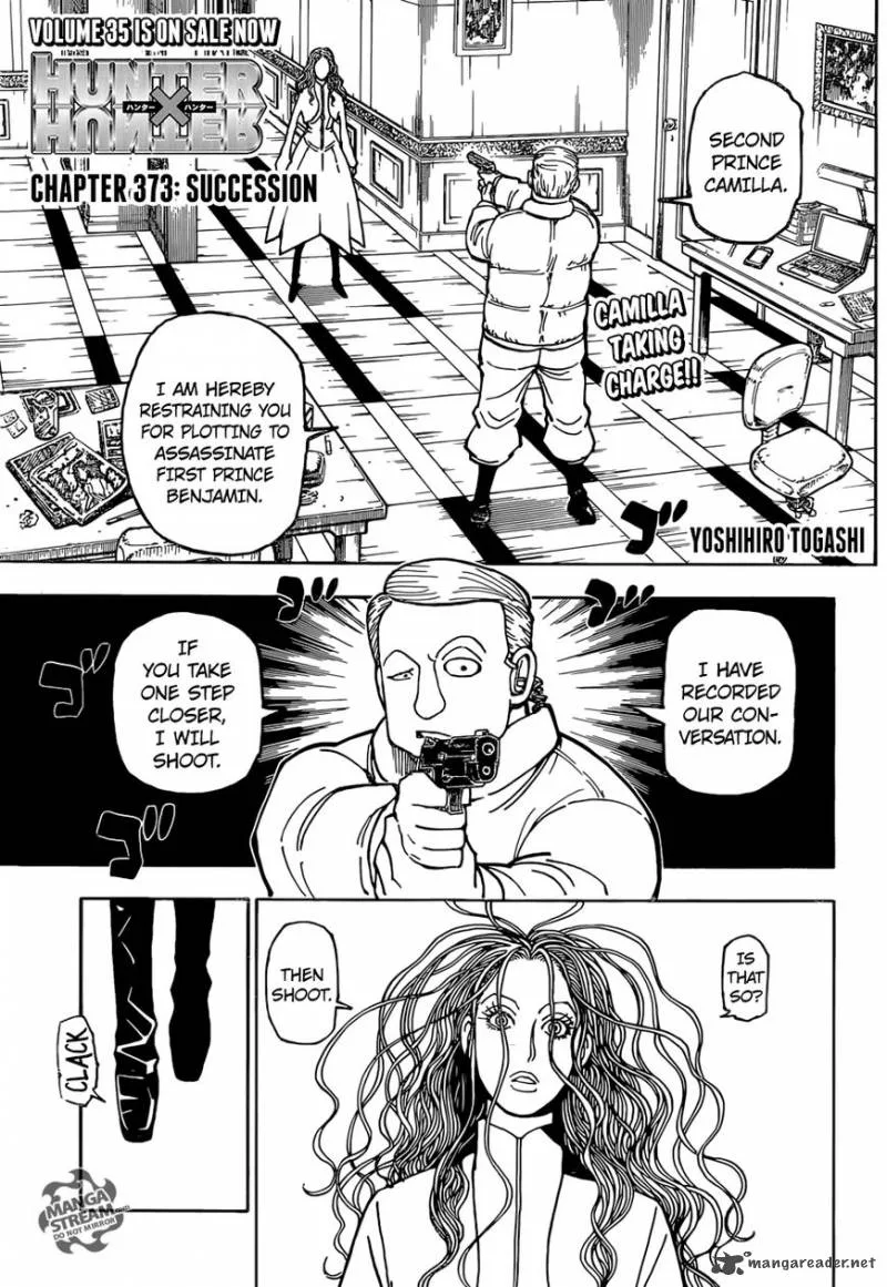 Hunter X Hunter Chapter 373 page 1