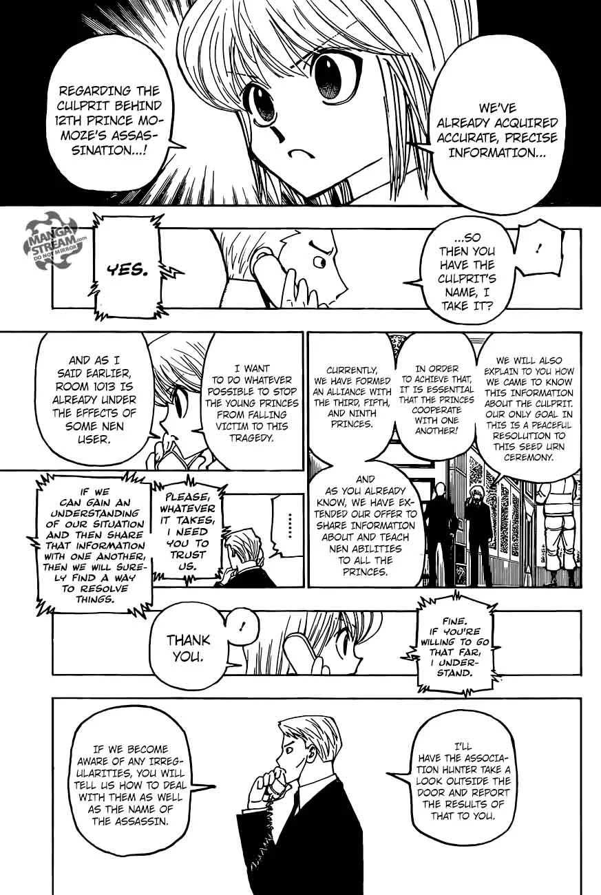 Hunter X Hunter Chapter 374 page 3