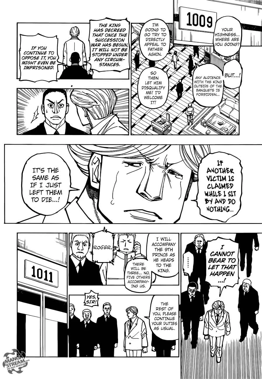 Hunter X Hunter Chapter 375 page 8