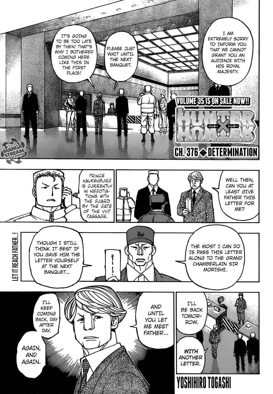 Hunter X Hunter Chapter 376 page 1