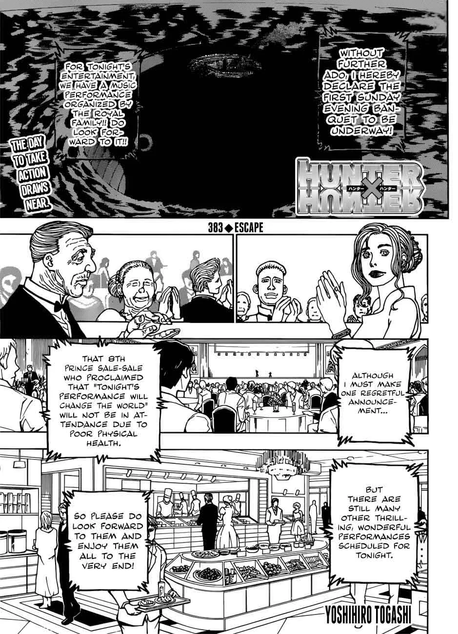 Hunter X Hunter Chapter 383 page 1