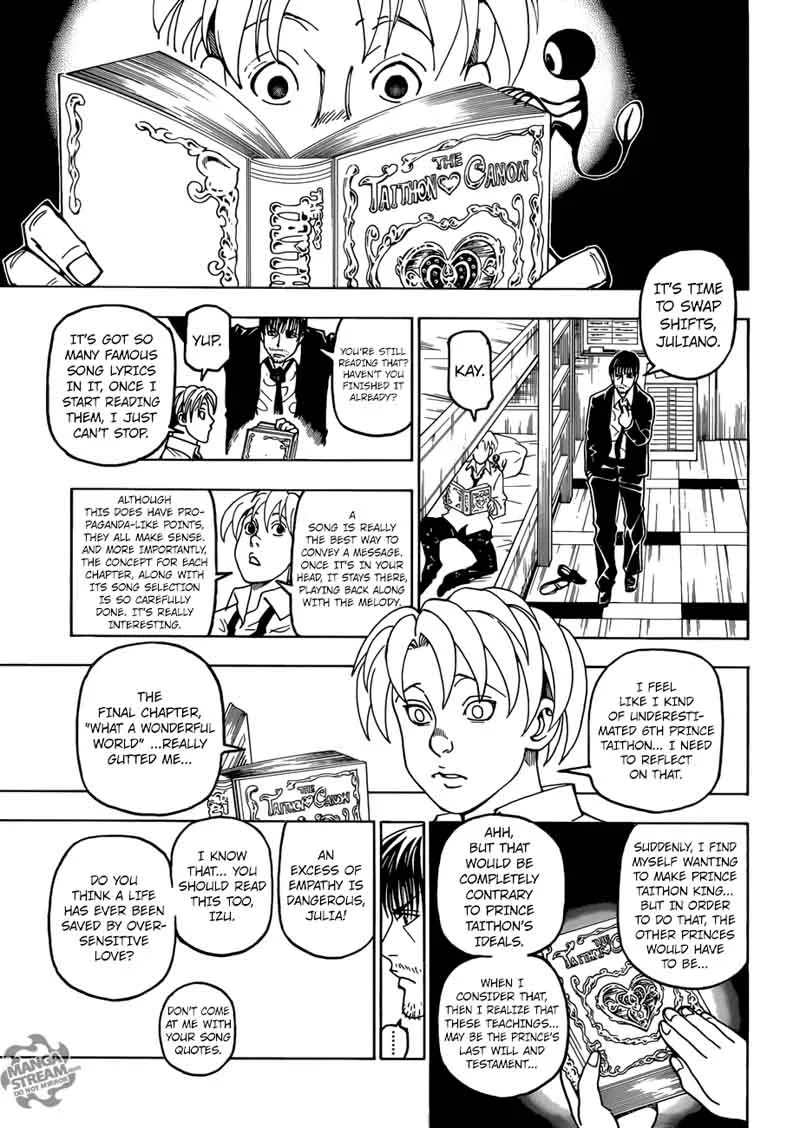 Hunter X Hunter Chapter 389 page 9