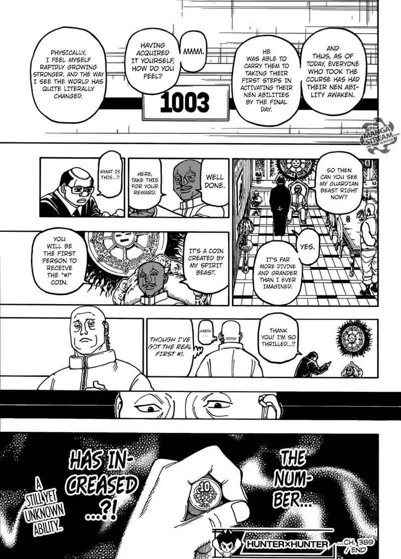 Hunter X Hunter Chapter 389 page 19