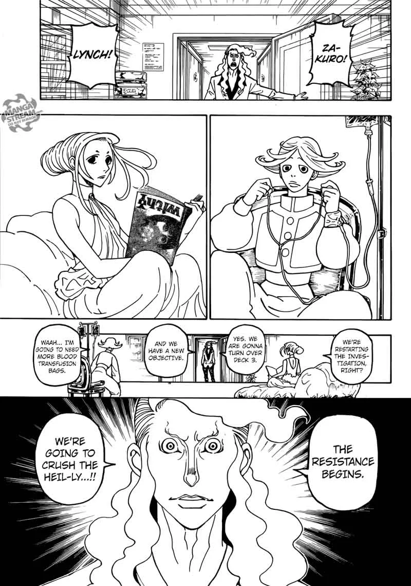 Hunter X Hunter Chapter 390 page 7