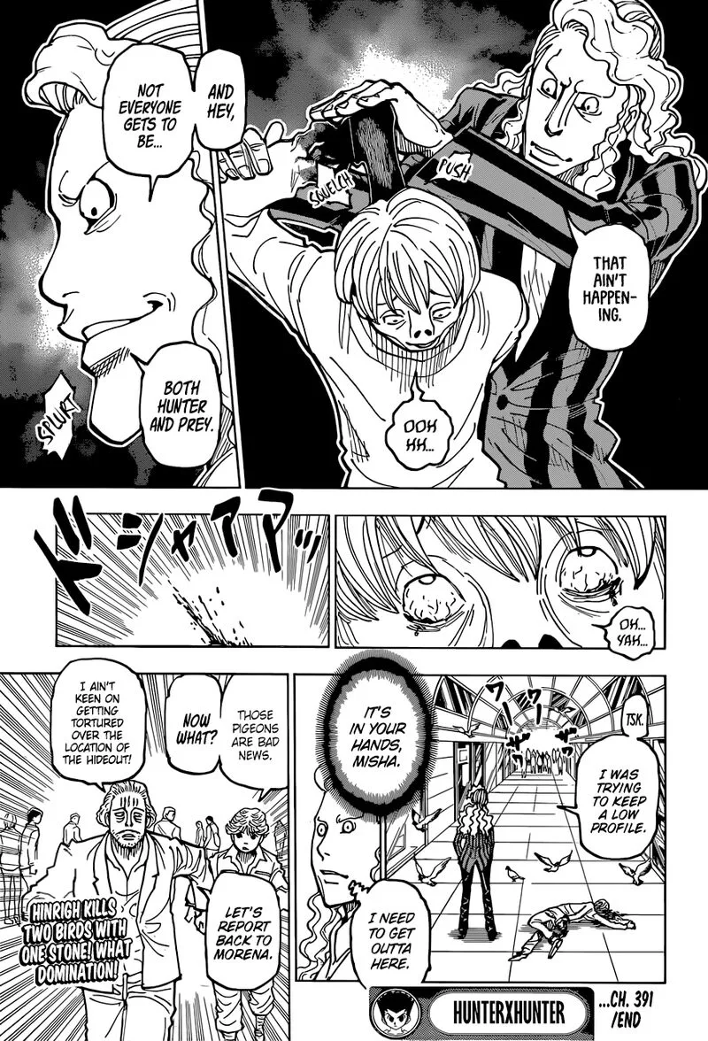 Hunter X Hunter Chapter 391 page 20