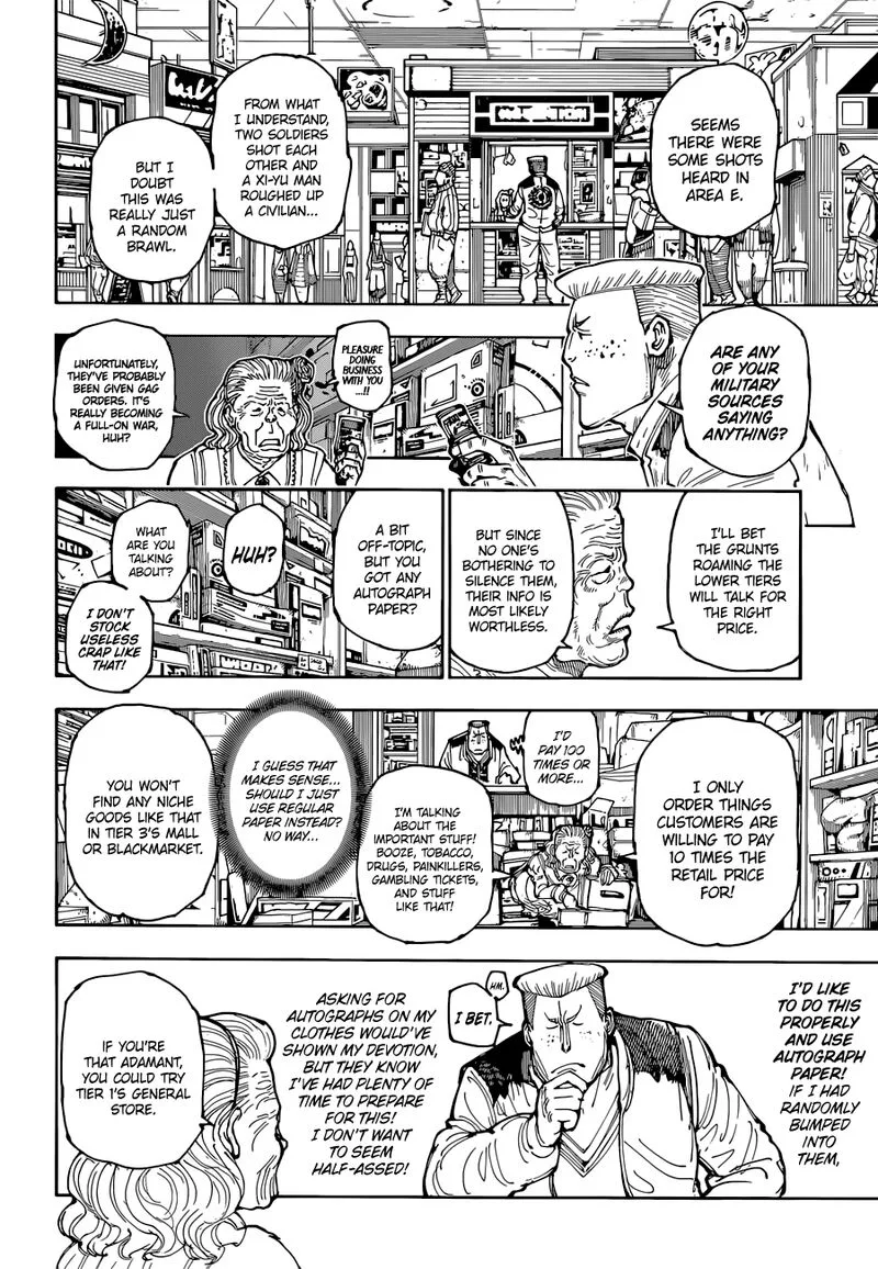 Hunter X Hunter Chapter 392 page 12
