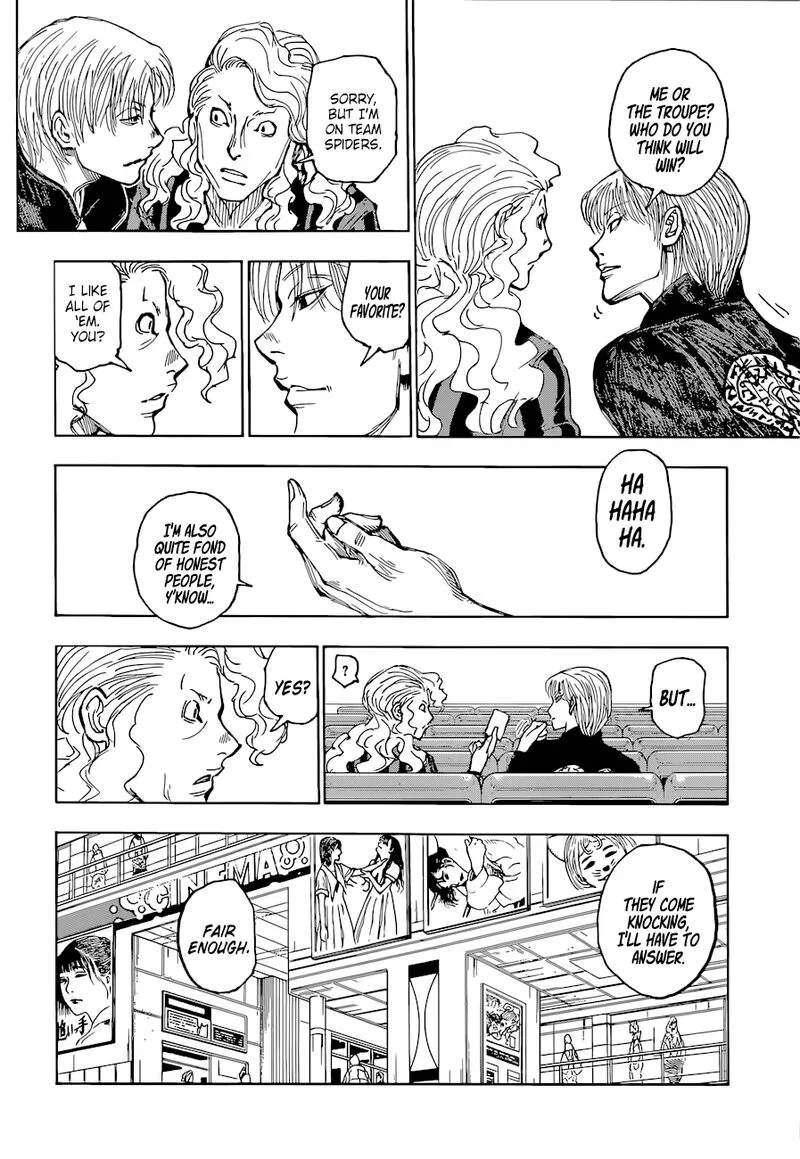 Hunter X Hunter Chapter 393 page 12