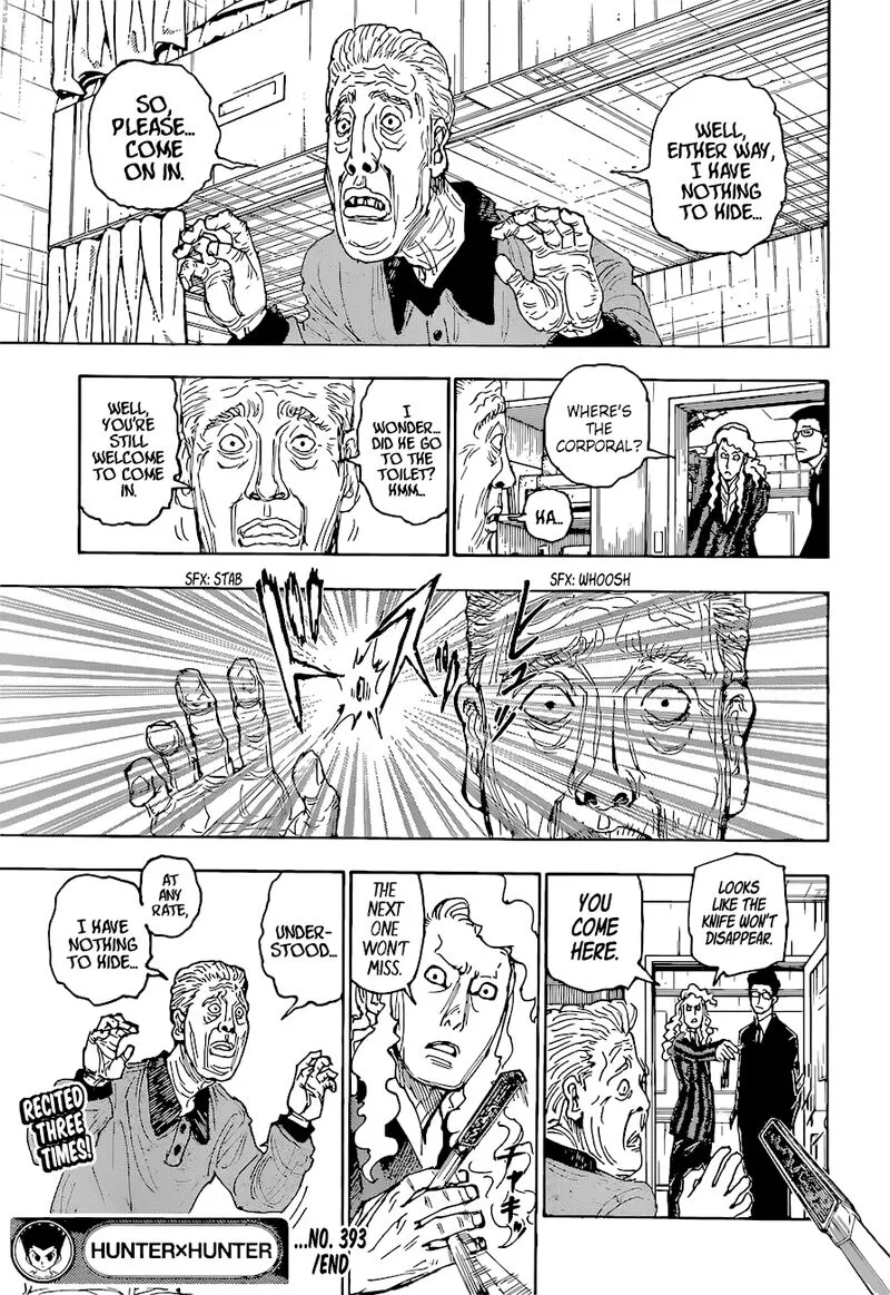 Hunter X Hunter Chapter 393 page 19