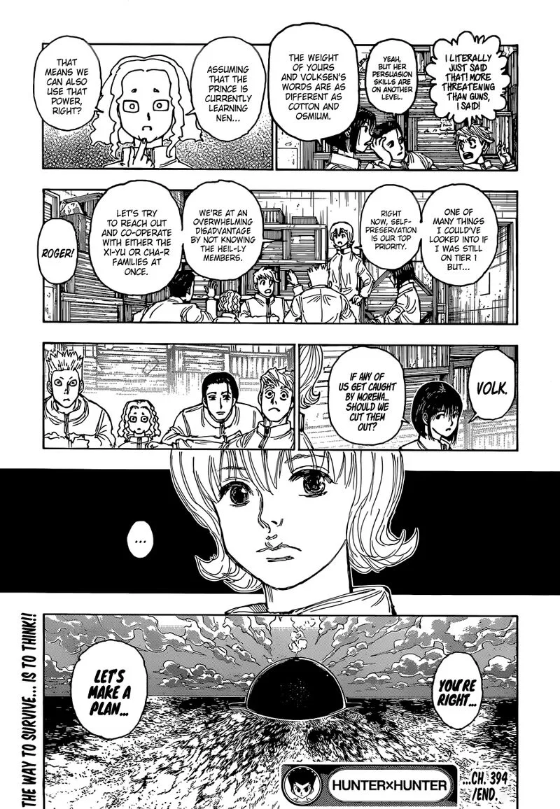 Hunter X Hunter Chapter 394 page 19