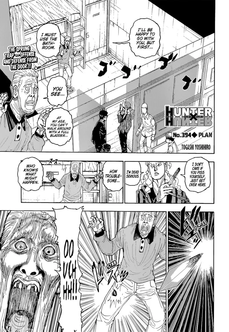 Hunter X Hunter Chapter 394 page 1