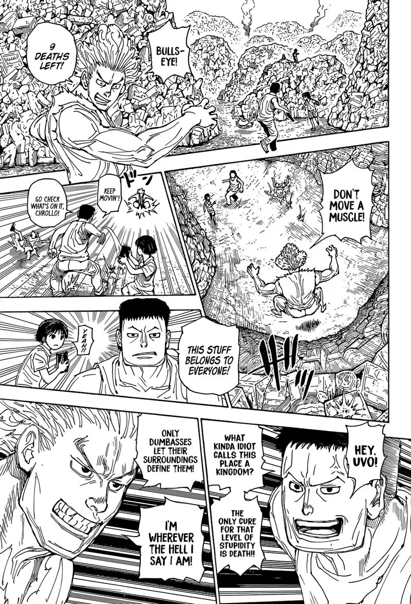 Hunter X Hunter Chapter 395 page 10