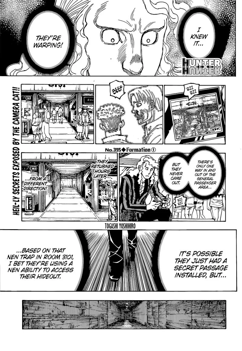 Hunter X Hunter Chapter 395 page 1