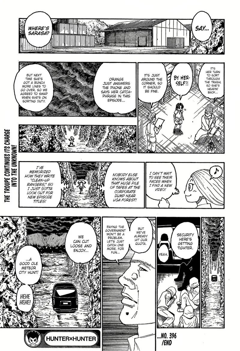 Hunter X Hunter Chapter 396 page 19