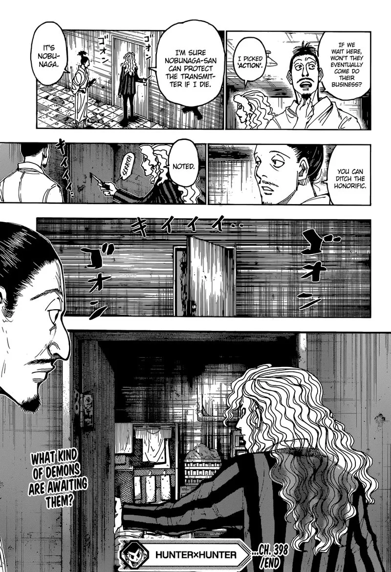 Hunter X Hunter Chapter 398 page 18
