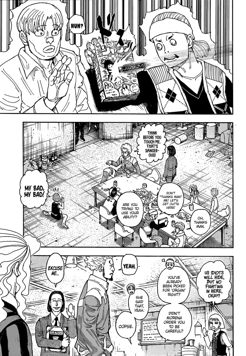 Hunter X Hunter Chapter 399 page 9