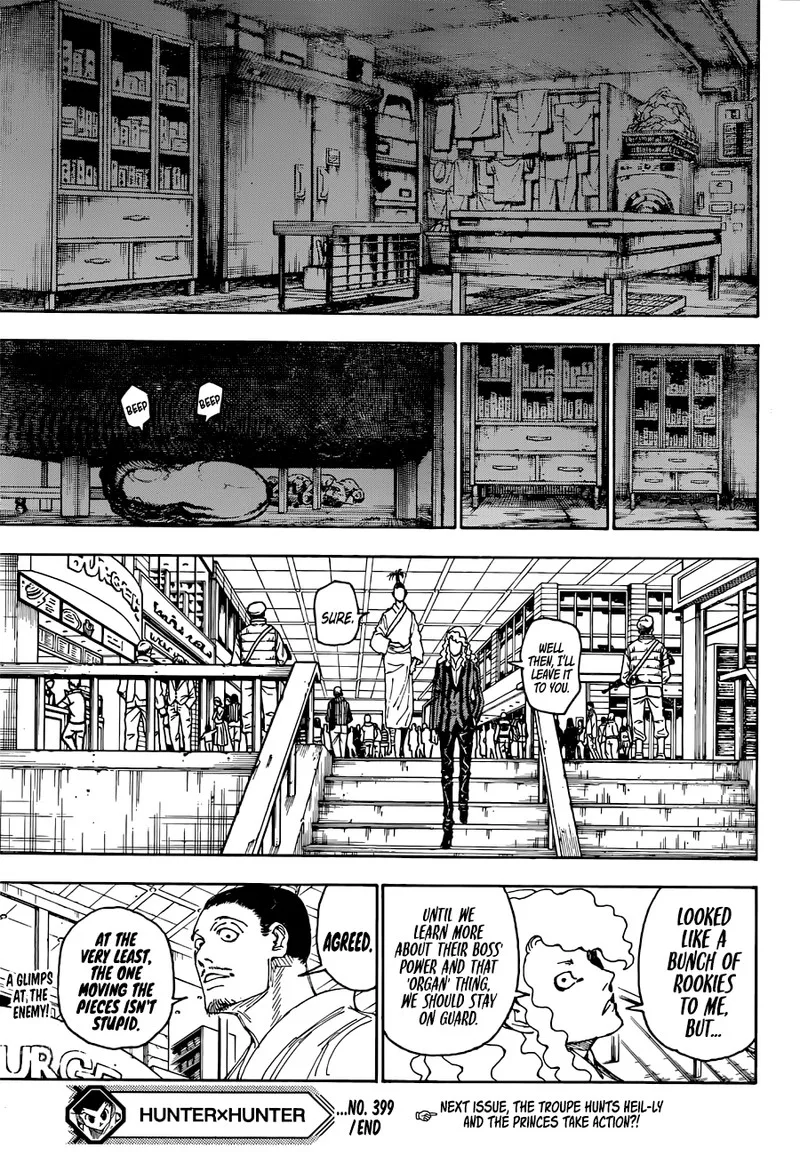 Hunter X Hunter Chapter 399 page 19