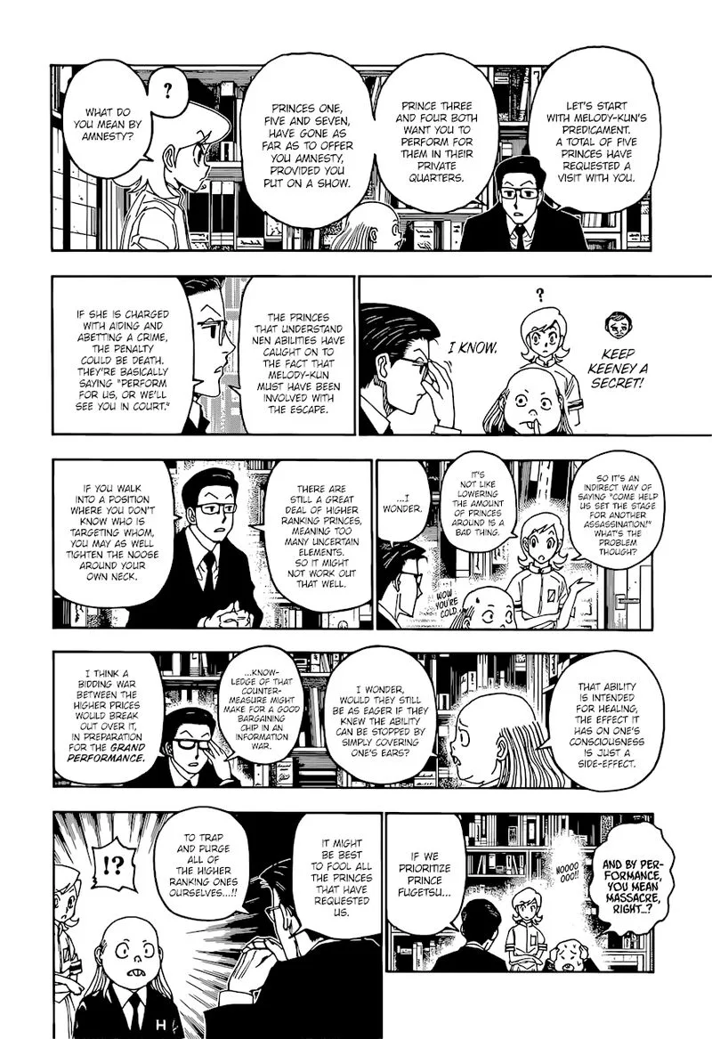 Hunter X Hunter Chapter 400 page 8