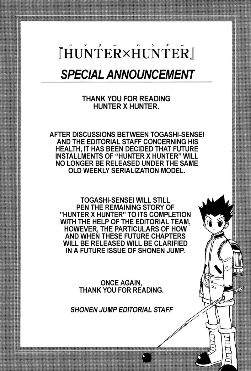 Hunter X Hunter Chapter 400 page 20