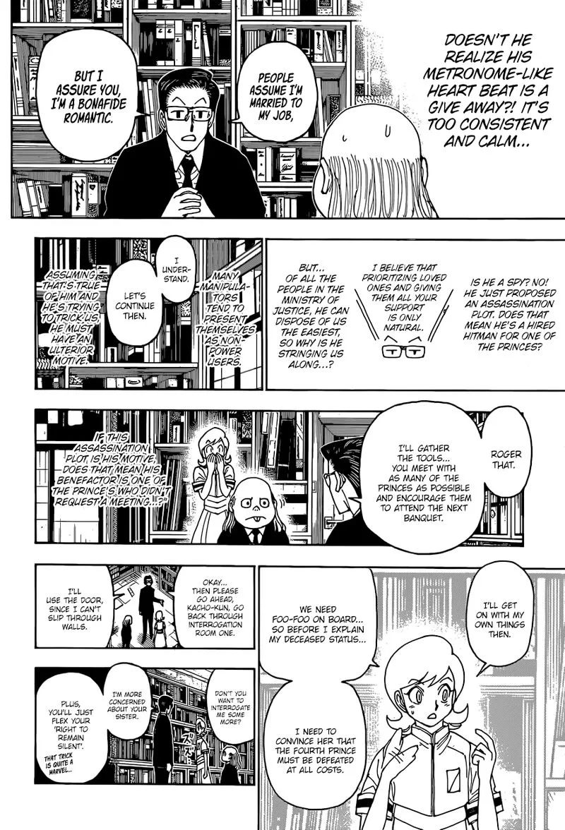 Hunter X Hunter Chapter 400 page 10