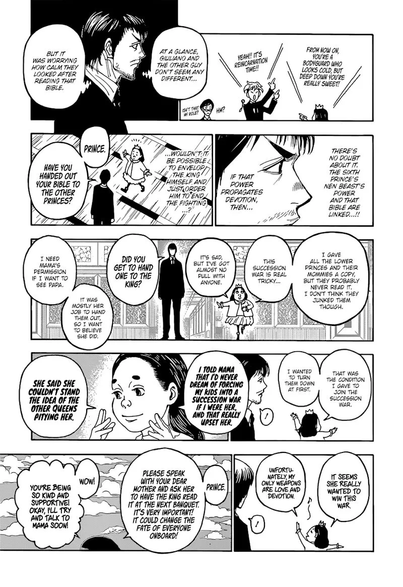 Hunter X Hunter Chapter 400 page 5