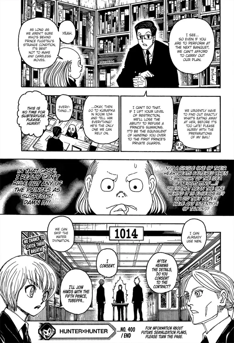 Hunter X Hunter Chapter 400 page 19