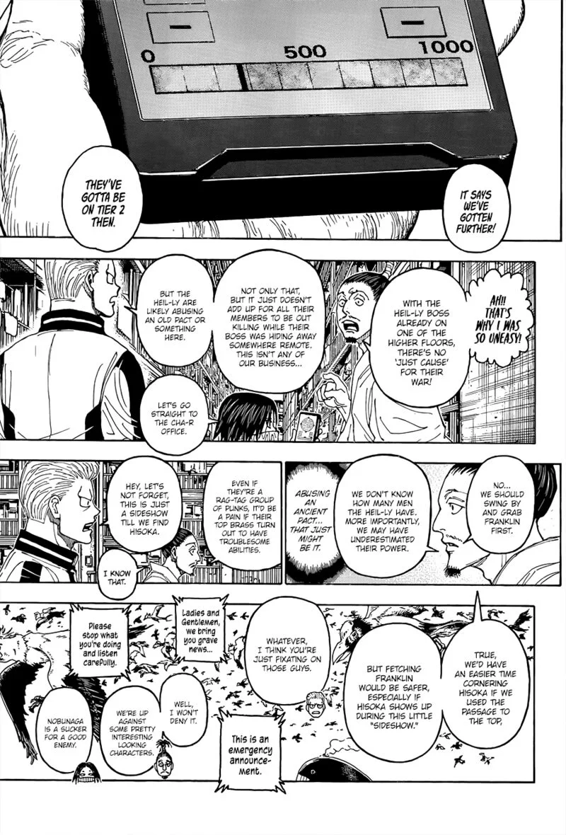 Hunter X Hunter Chapter 400 page 3
