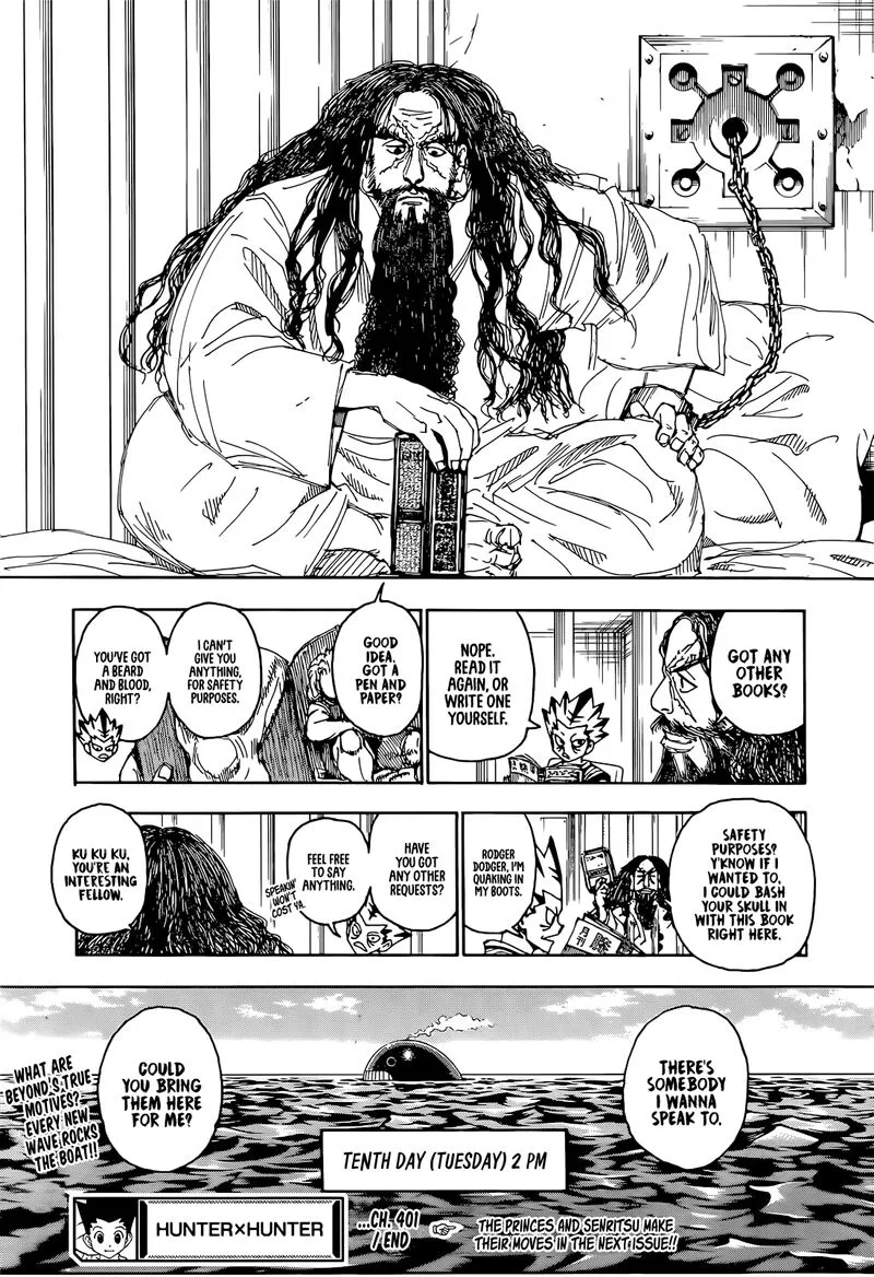Hunter X Hunter Chapter 401 page 21