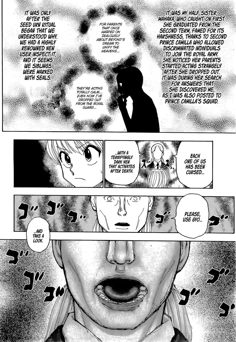 Hunter X Hunter Chapter 401 page 10