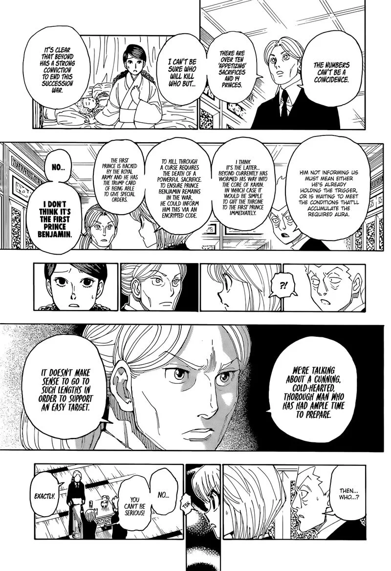 Hunter X Hunter Chapter 401 page 13