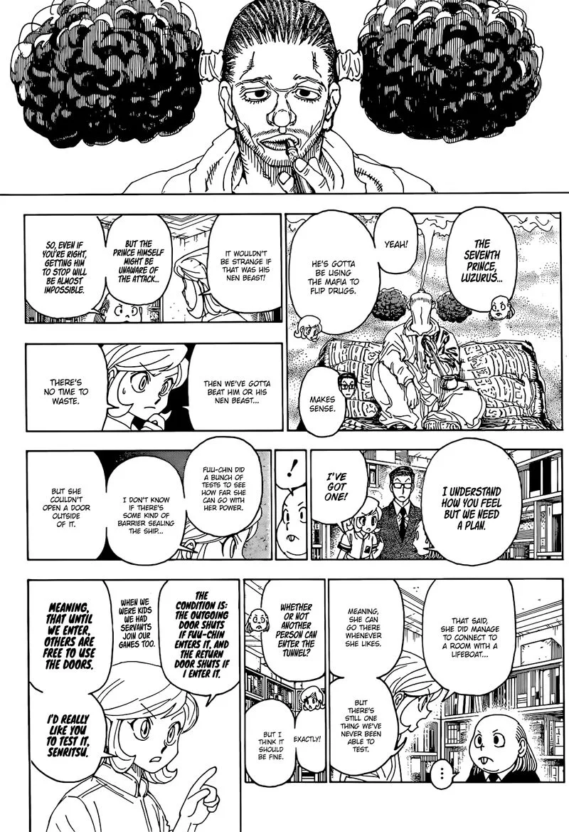 Hunter X Hunter Chapter 402 page 9