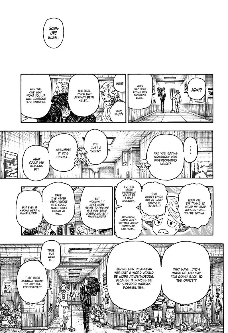 Hunter X Hunter Chapter 406 page 9