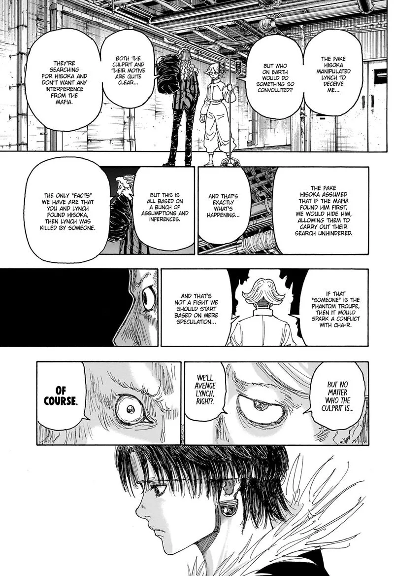 Hunter X Hunter Chapter 406 page 11