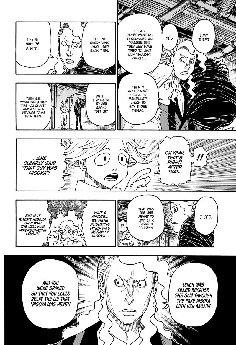 Hunter X Hunter Chapter 406 page 10