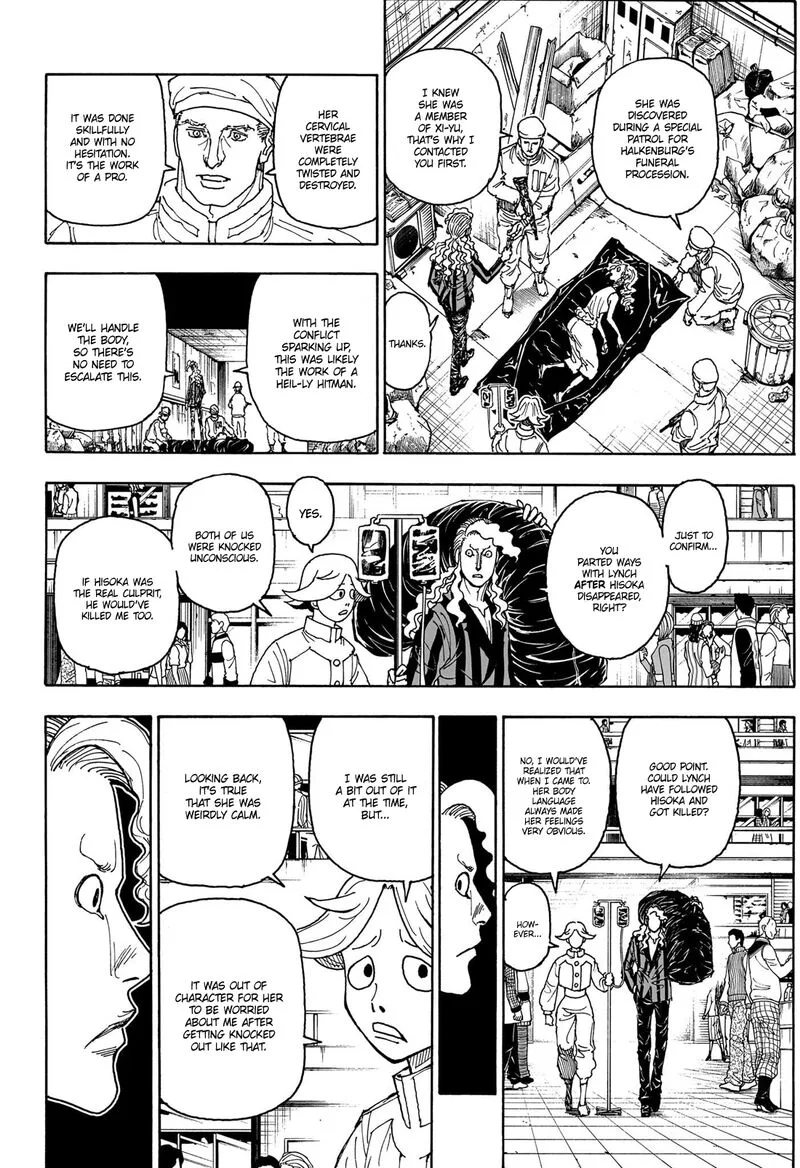 Hunter X Hunter Chapter 406 page 8