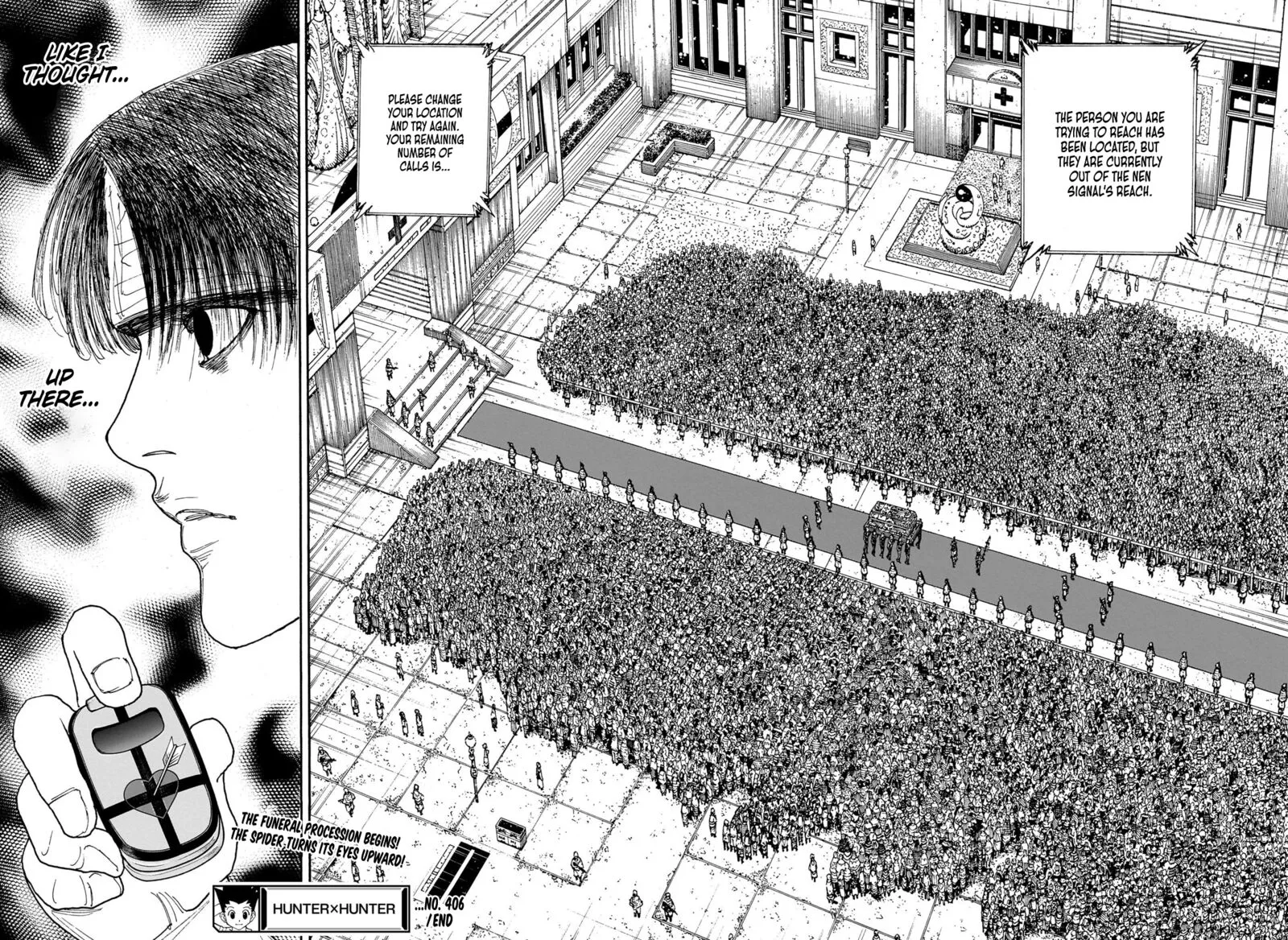 Hunter X Hunter Chapter 406 page 18