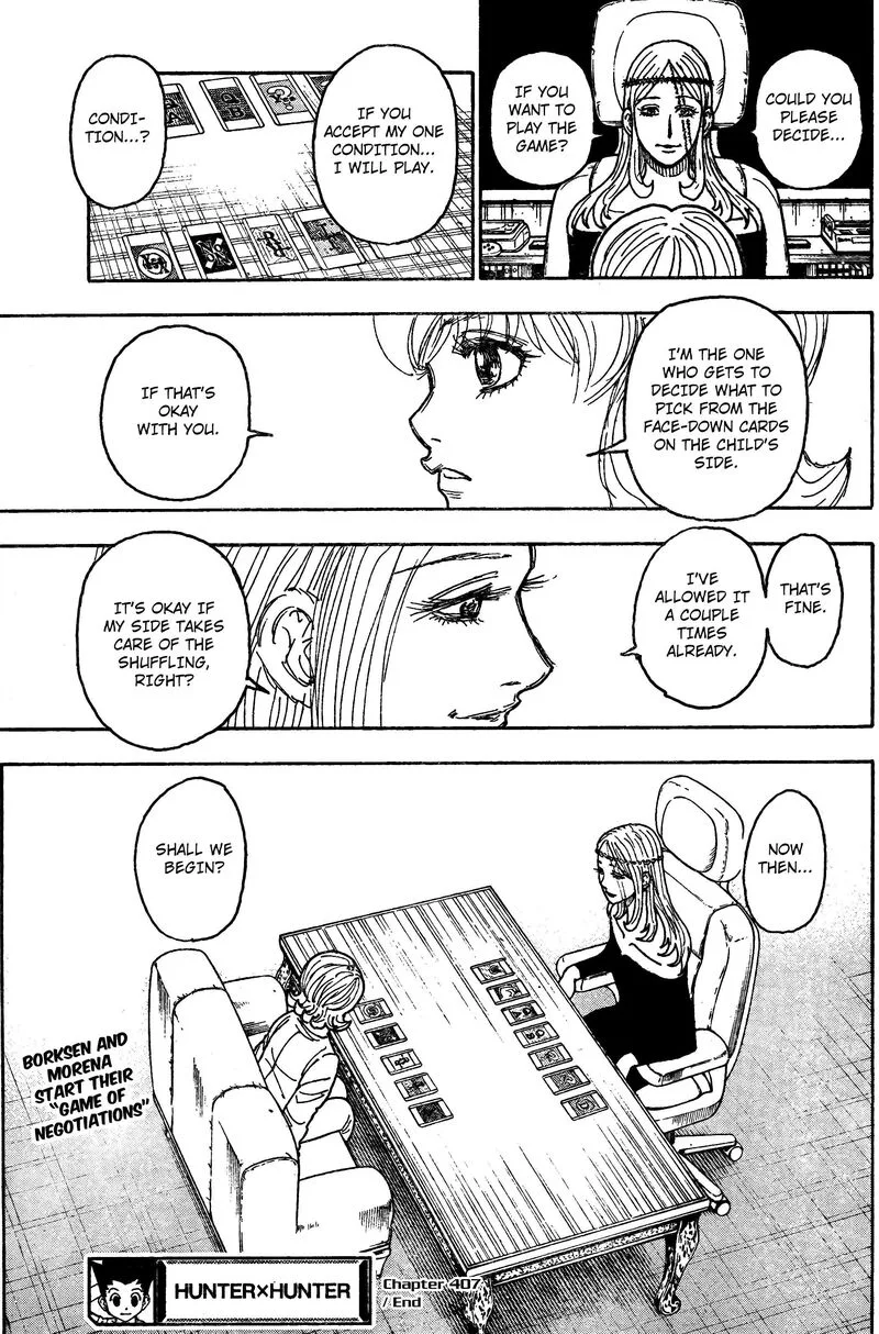 Hunter X Hunter Chapter 407 page 18