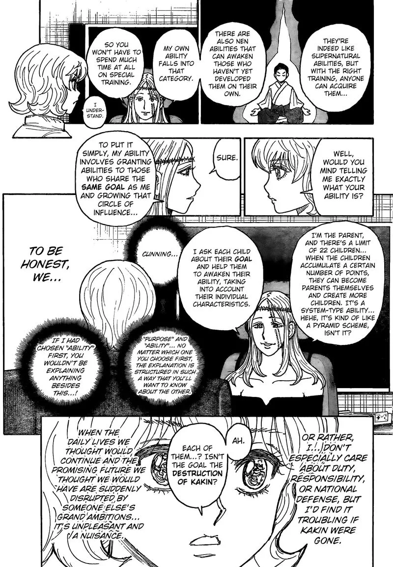 Hunter X Hunter Chapter 408 page 9
