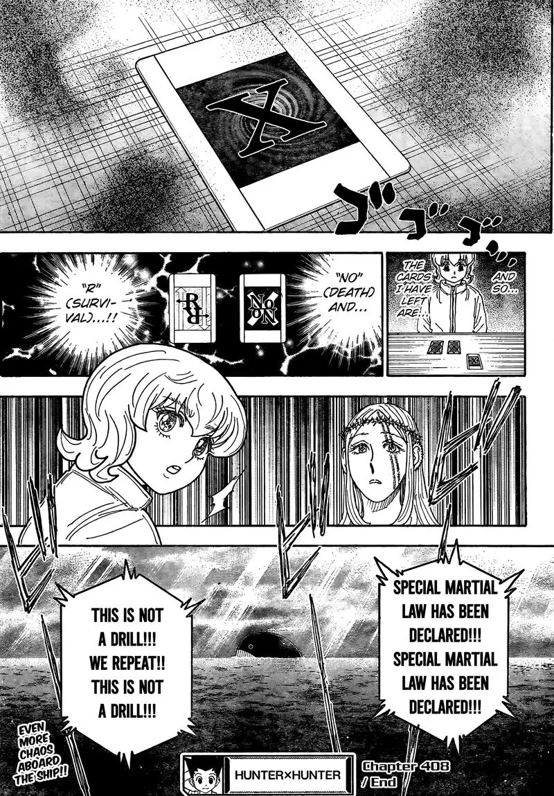 Hunter X Hunter Chapter 408 page 19